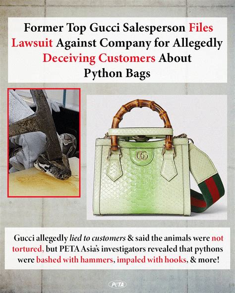 gucci lied|Gucci Troubles Mount As Lawsuit Claims Unethical Animal.